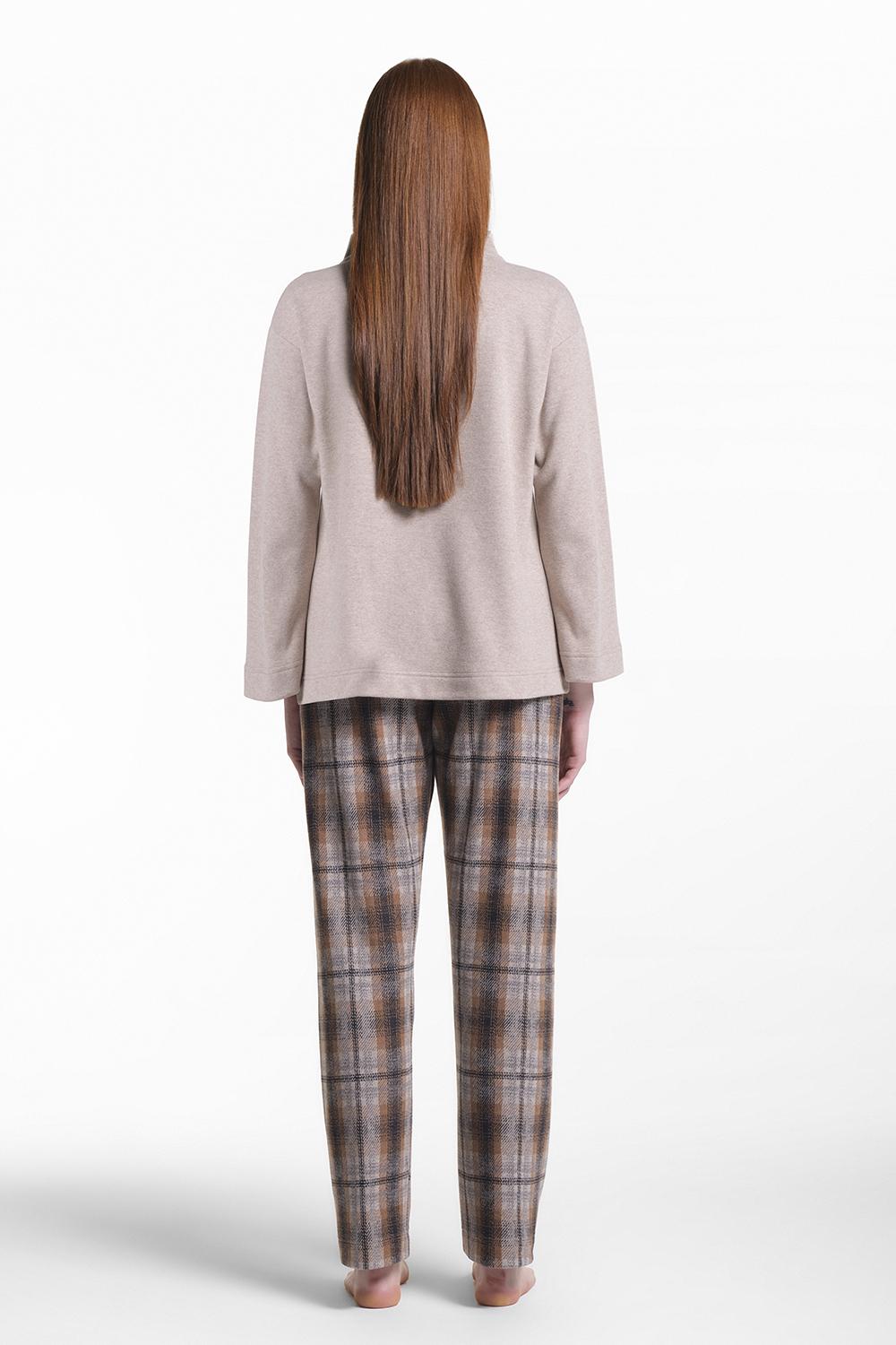 Verdiani Pigiama Punto Milano Tartan Enormi sconti