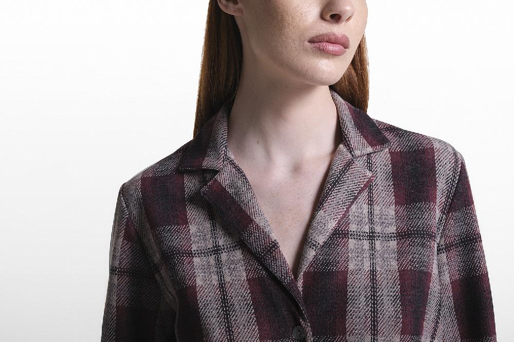 Verdiani Pigiama Punto Milano Tartan Outlet