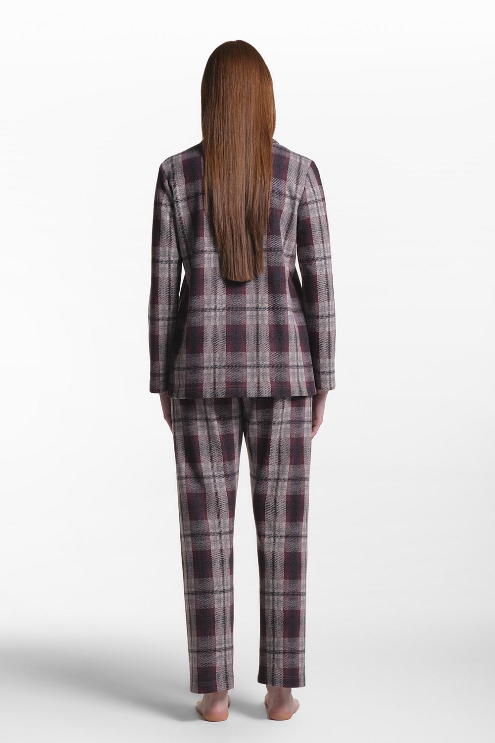 Verdiani Pigiama Punto Milano Tartan Outlet