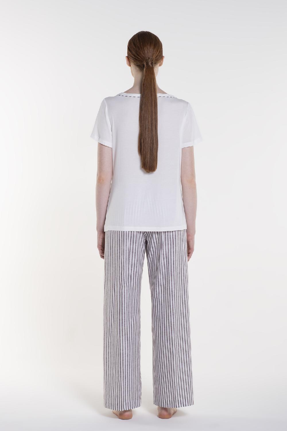 Verdiani Pigiama Modal Tencel + Lino/Cotone Soddisfazione Garantita