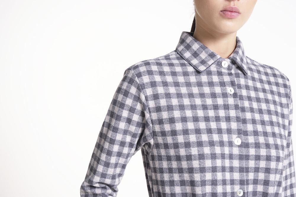 Verdiani Abito Jacquard Vichy Shopping Online