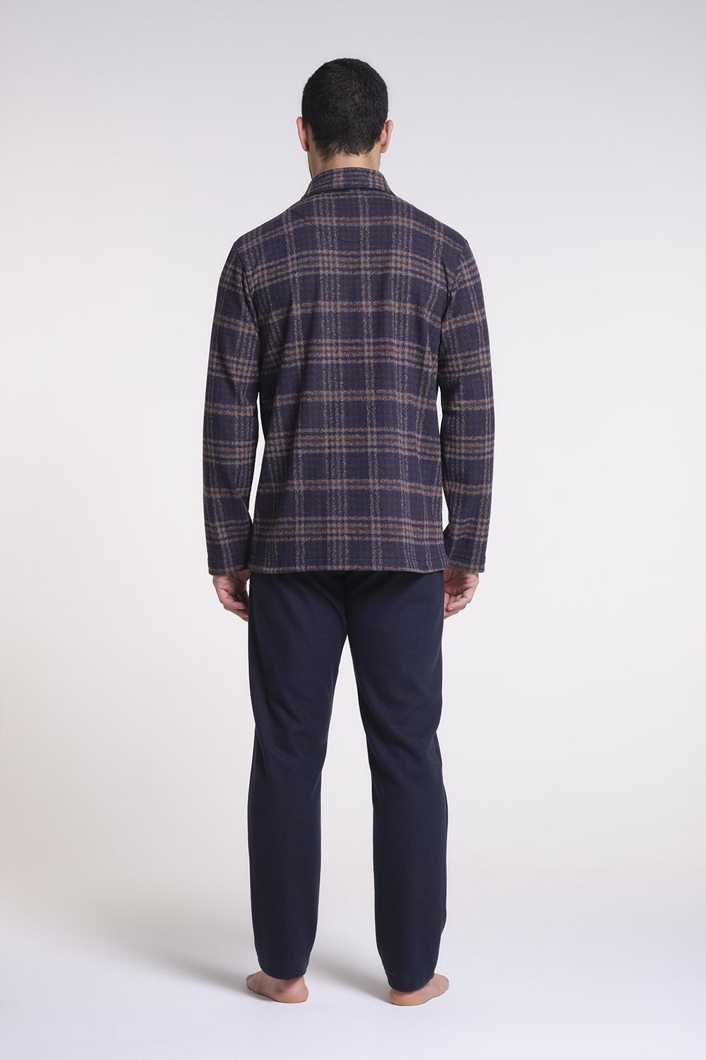 Verdiani Pigiama Punto Milano Jacquard Vendita Calda