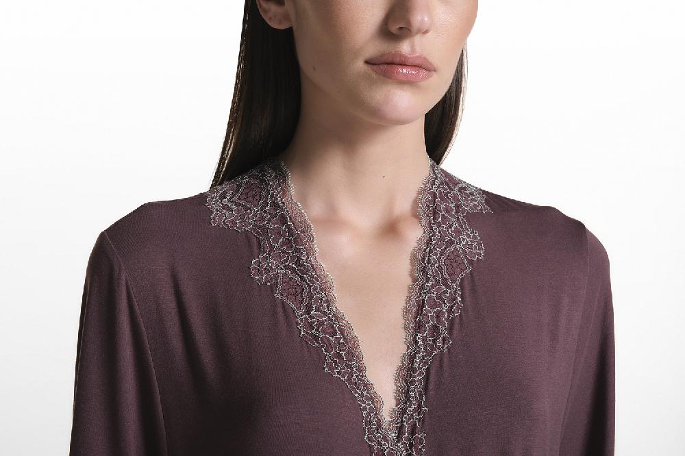 Verdiani Vestaglia Micromodal Tencel Affare Del Giorno