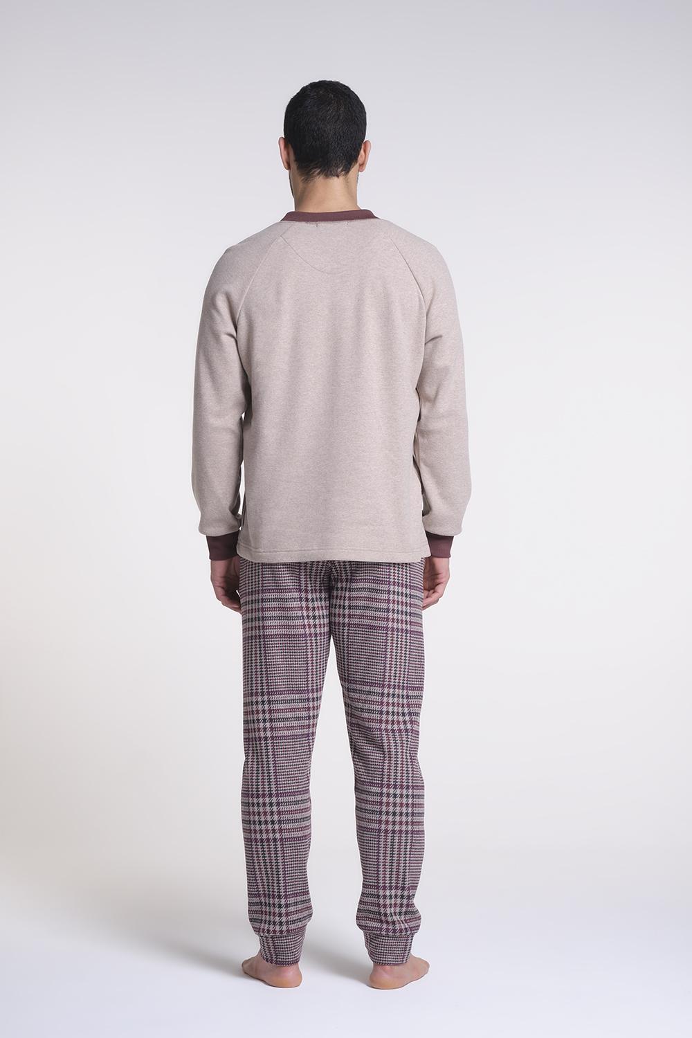 Verdiani Pigiama Punto Milano Jacquard Prezzo Ridotto