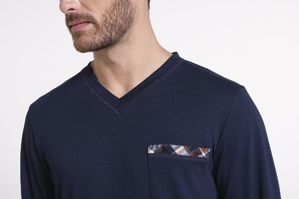 Verdiani Pigiama Interlock Cotone e Flanella Nuova