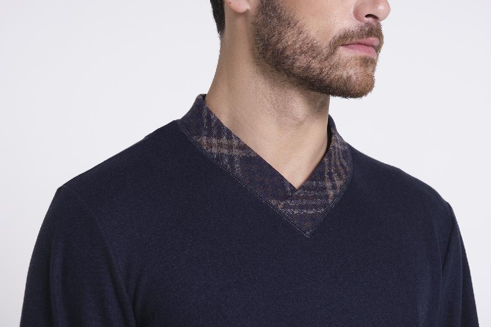 Verdiani Pigiama Punto Milano Jacquard Sconto