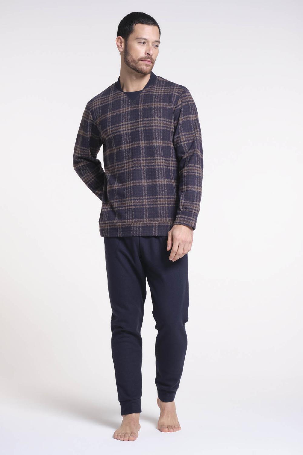 Verdiani Pigiama Punto Milano Jacquard 2025