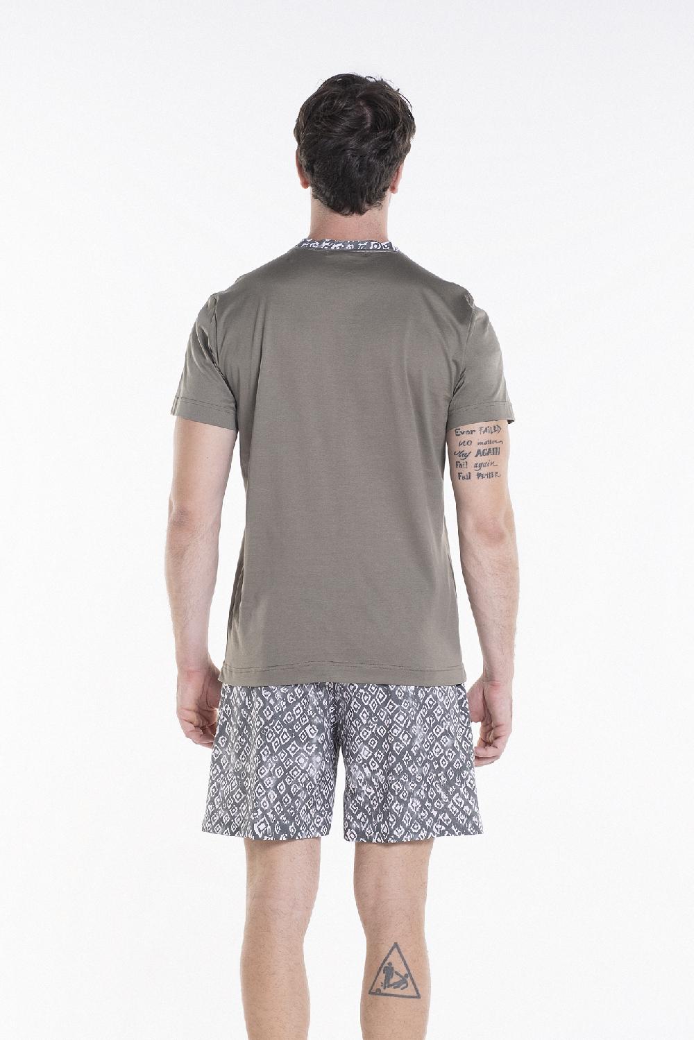 Verdiani Pigiama Jersey Cotone In Vendita