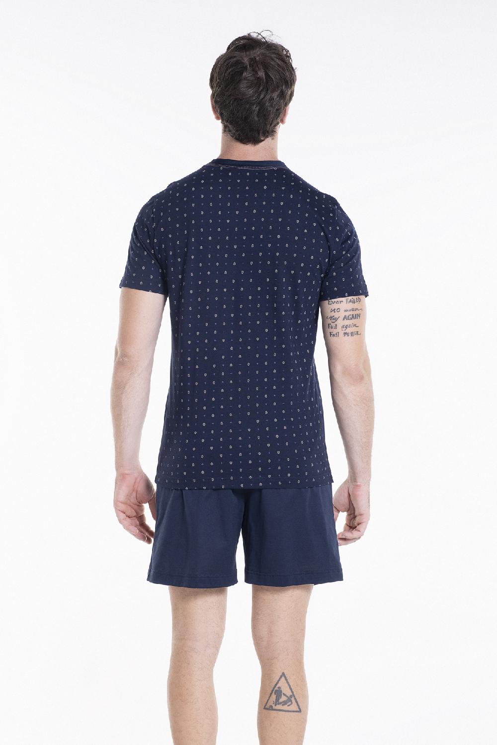 Verdiani Pigiama Jersey Cotone Stampa Hotsell