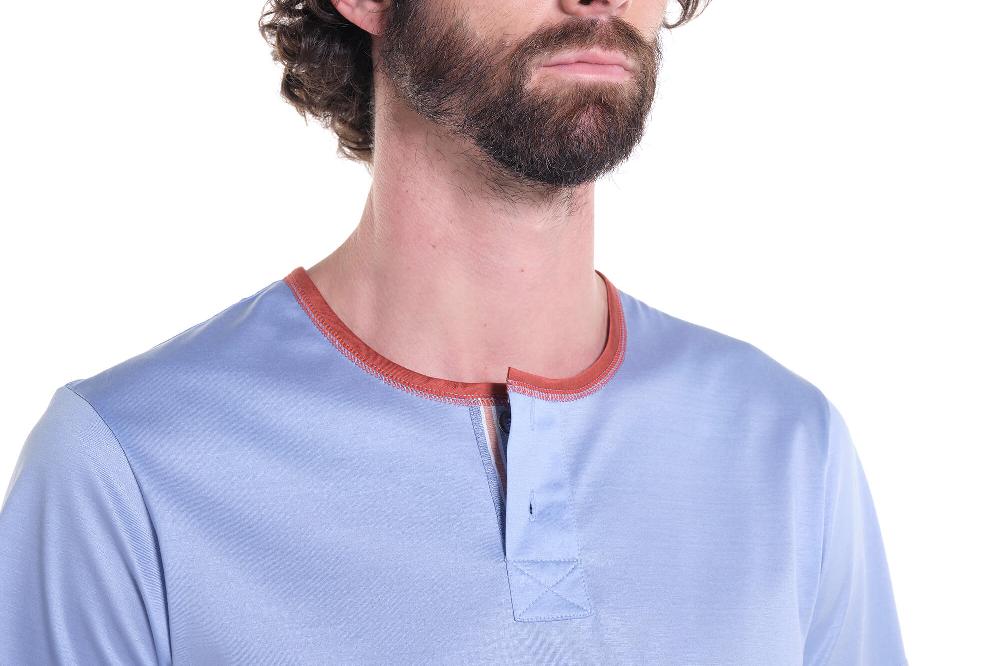Verdiani Pigiama Jersey Cotone Mako’ + Navetta Riga Moda
