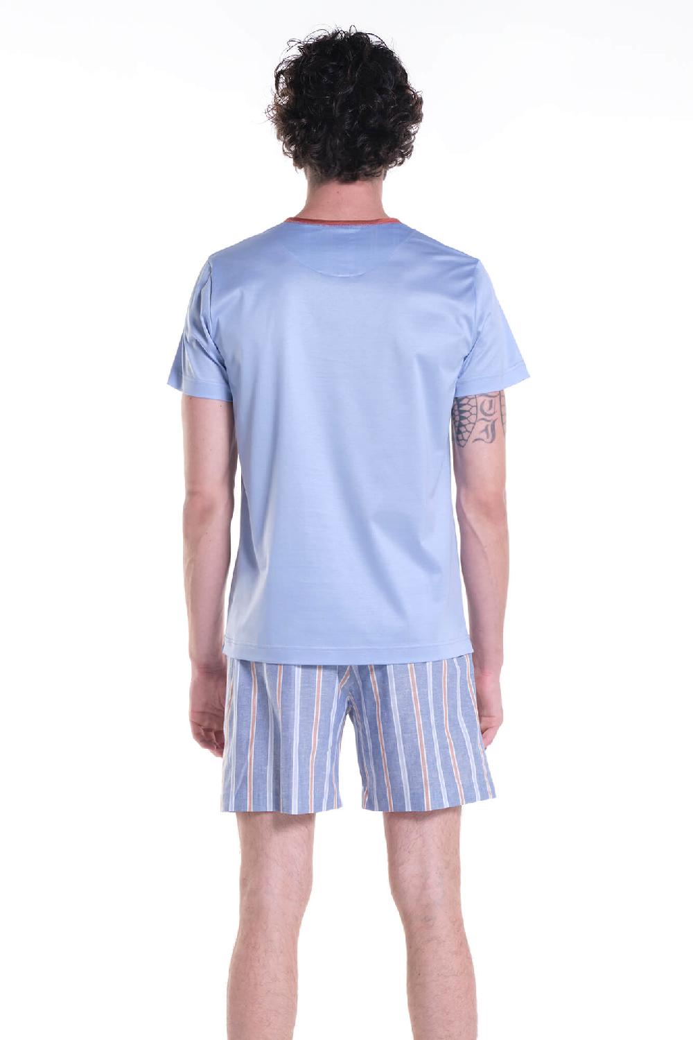 Verdiani Pigiama Jersey Cotone Mako’ + Navetta Riga Moda