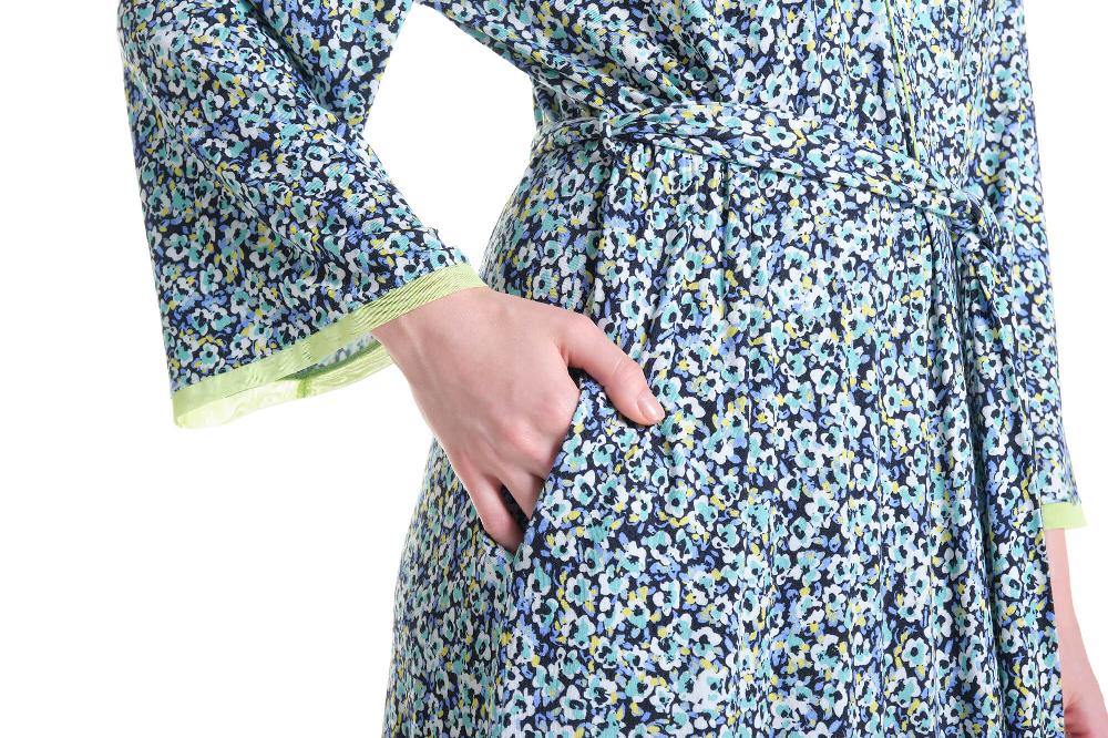 Verdiani Vestaglia Viscosa Floreale Convenienza