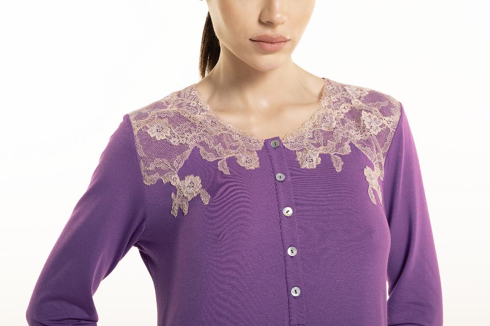 Verdiani Camicia Modal Tencel Frastaglio Offerte