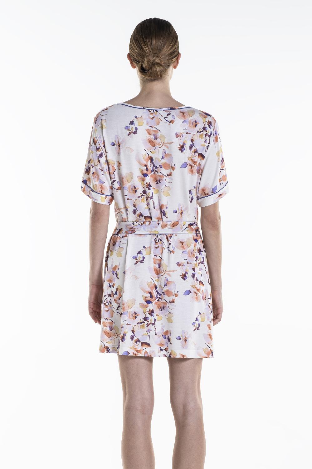 Verdiani Camicia Viscosa Stampa Fiore Spedizione Gratuita