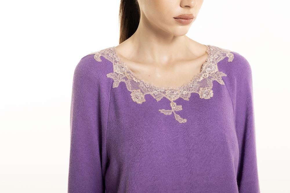 Verdiani Lounge Set Maglia Frastaglio Sottocosto
