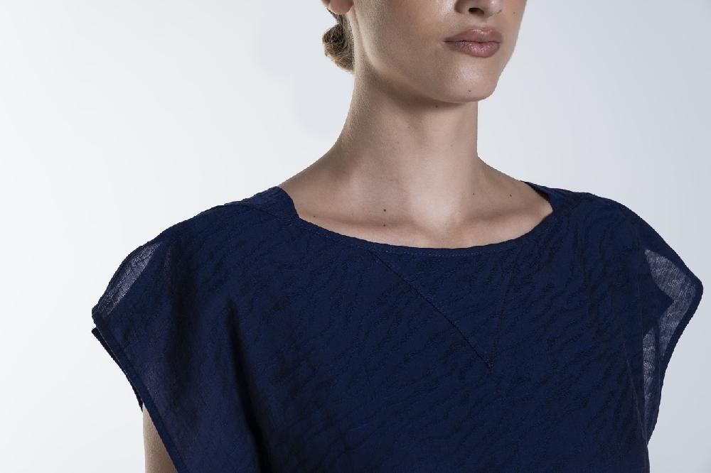 Verdiani Abito Cotone Jacquard Negozio