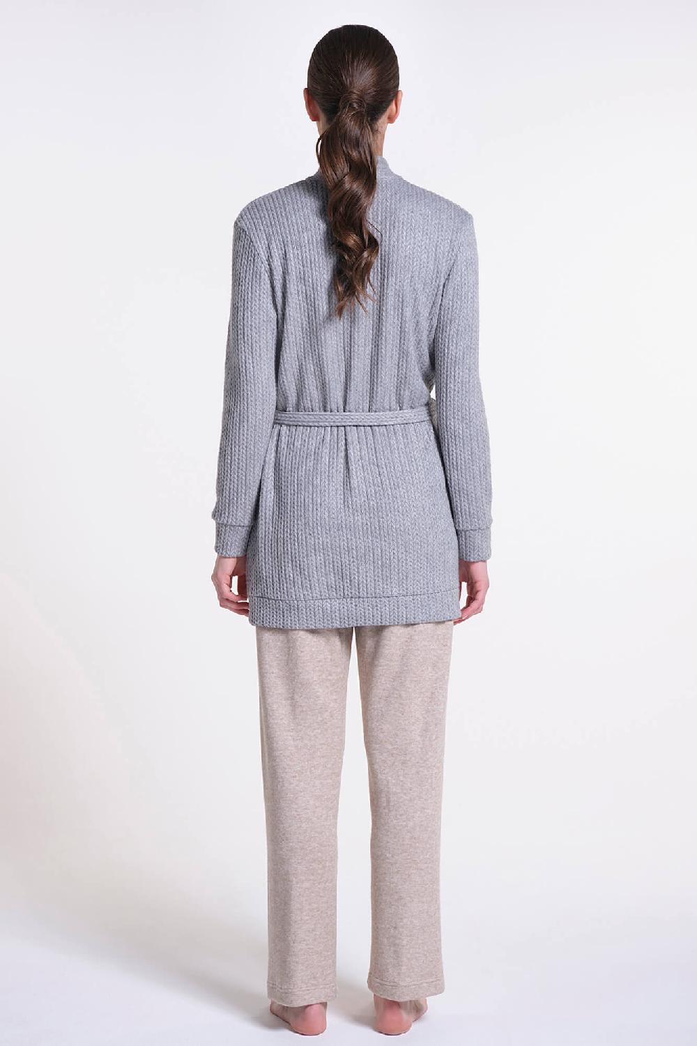 Verdiani Cardigan Maglia Treccia Moda