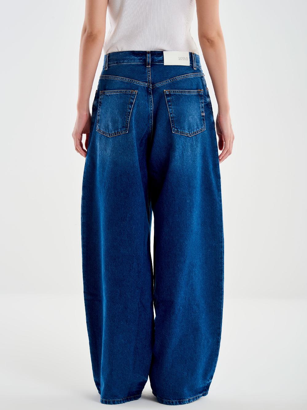 Vicolo Jeans Janet Ampio Blu Vendite Flash