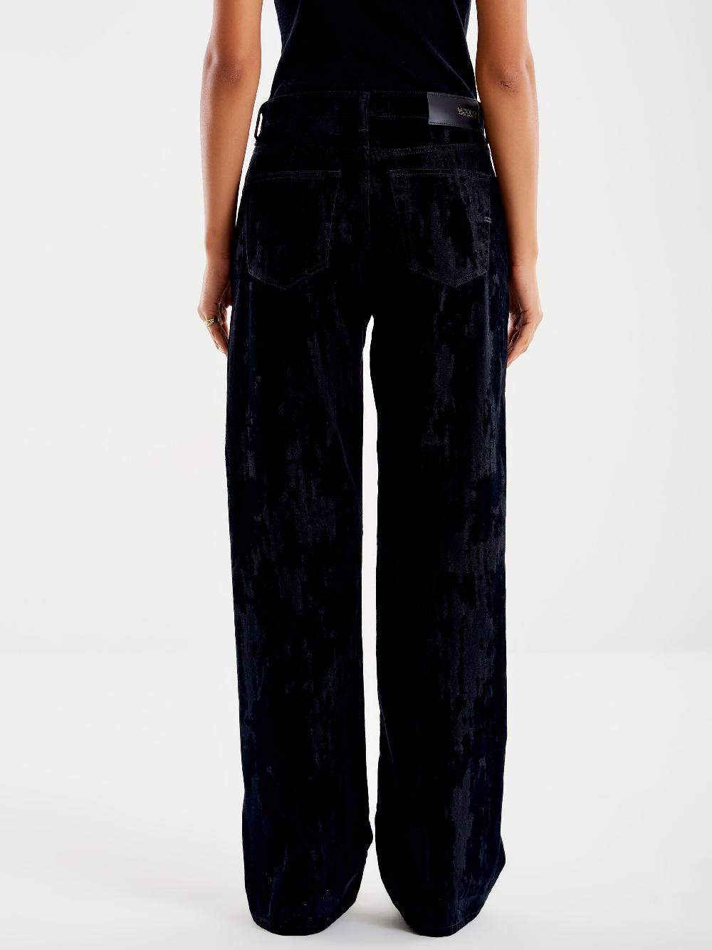 Vicolo Jeans Icon Alex Floccato Nero Acquista Ora