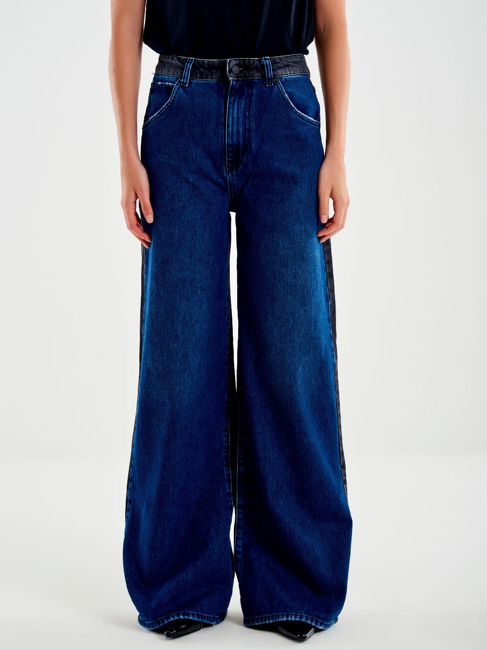 Vicolo Jeans Icon Lexie Doppio Colore Blu Convenienza