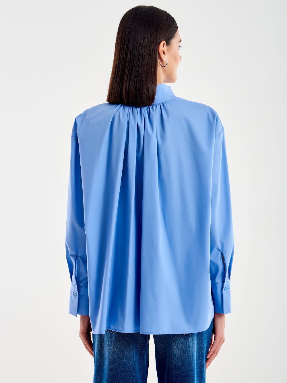 Vicolo Camicia Scollo Profondo e Laccetto Azzurro Spedizione Gratuita