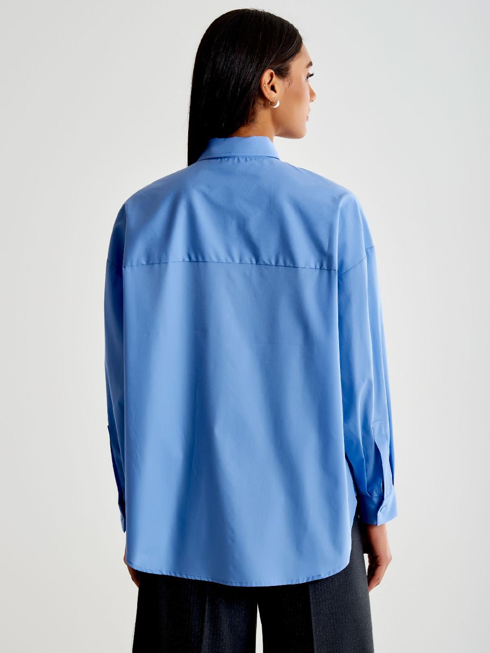 Vicolo Camicia con Cravatta a Righe Azzurro Pezzi Unici