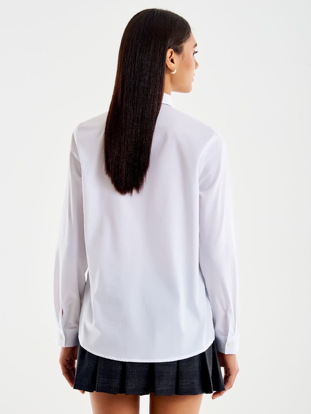 Vicolo Camicia con Lavalliere Bianco Qualità Garantita