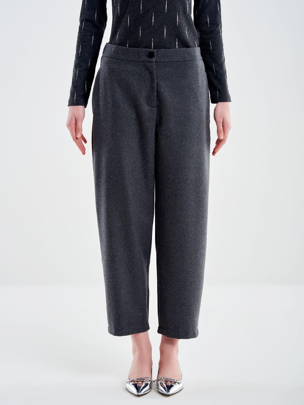 Vicolo Pantalone Carrot Fit Fesco di Lana – Vicolo Acquista Ora