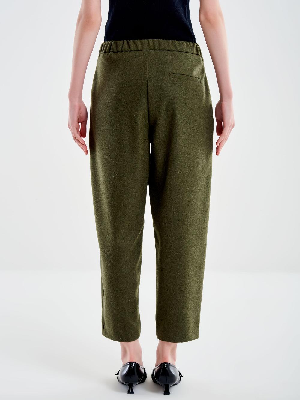Vicolo Pantalone Carrot Fit Fesco di Lana – Vicolo Consegna Veloce
