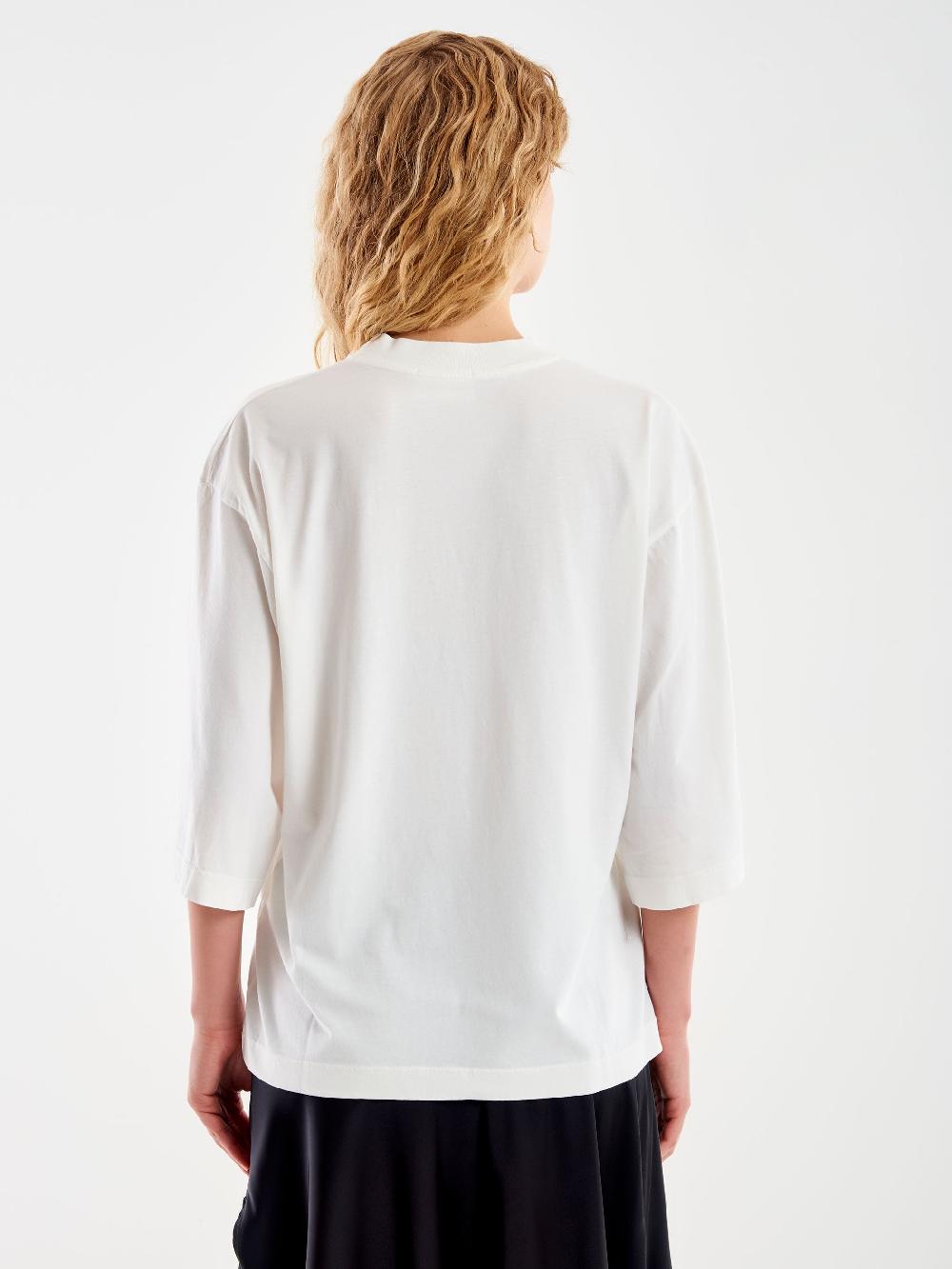 Vicolo T-Shirt Over Maniche Ampia Bianco Acquista Ora