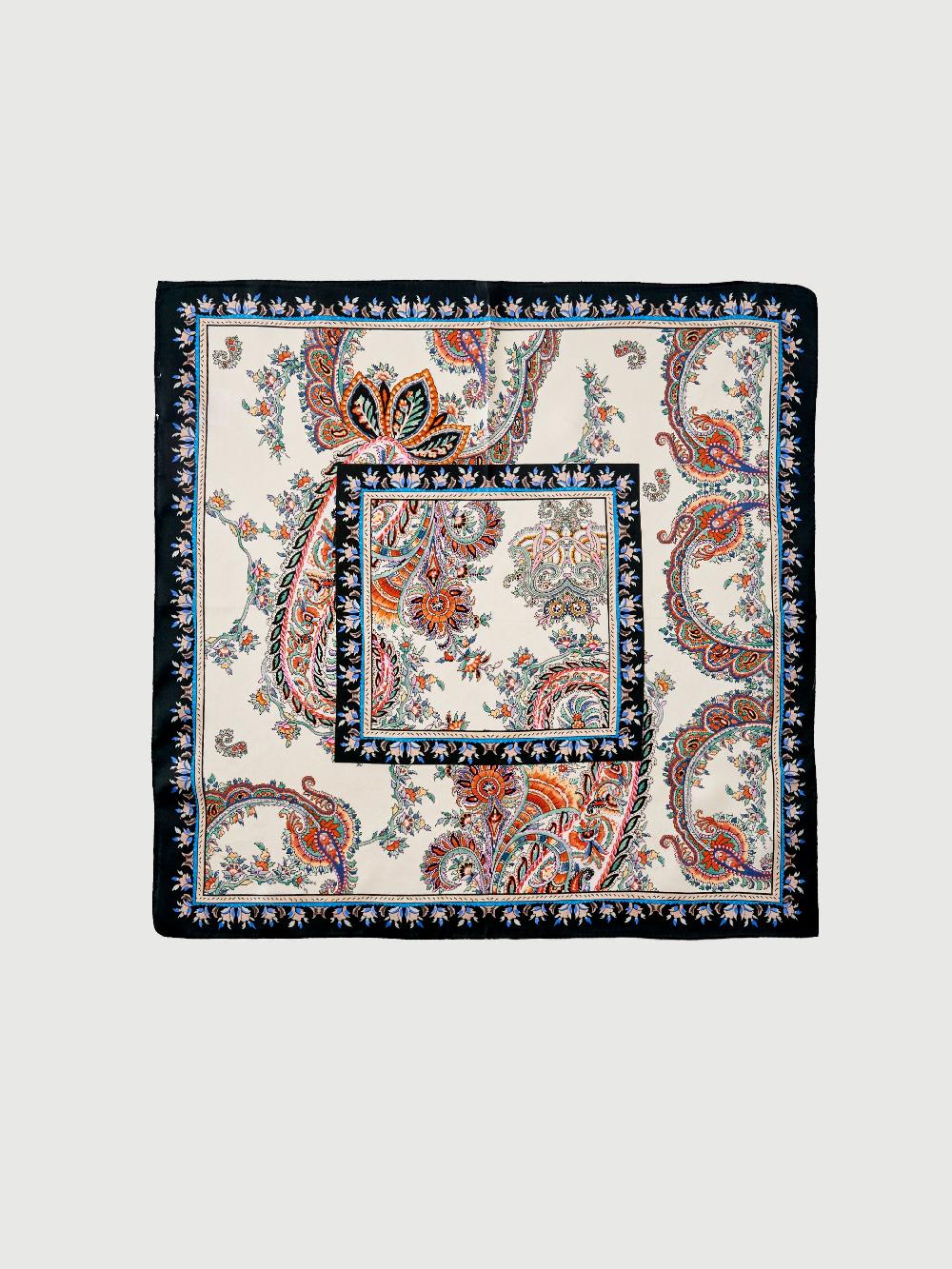 Vicolo Foulard in Seta Nero Offerta
