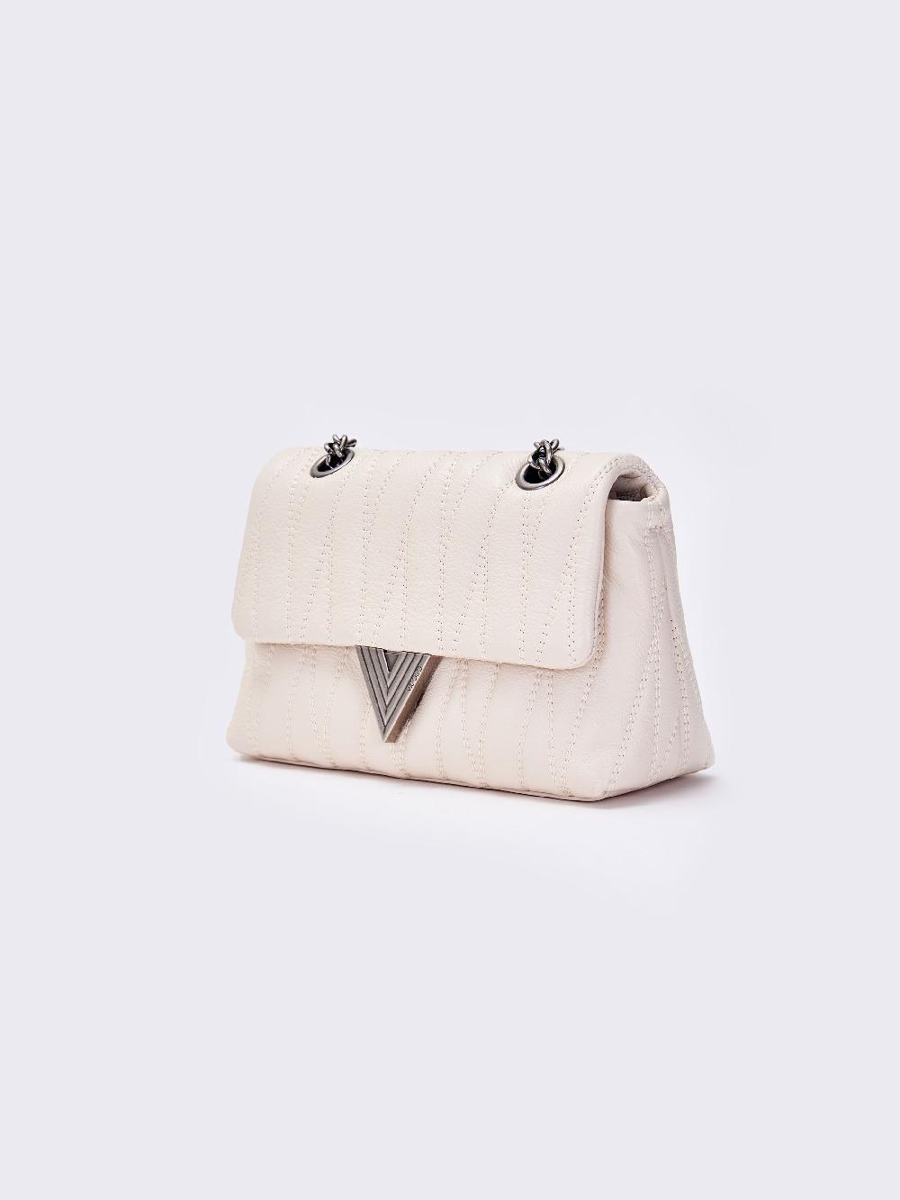 Vicolo Borsa Belleville Small Bianco Consegna Veloce