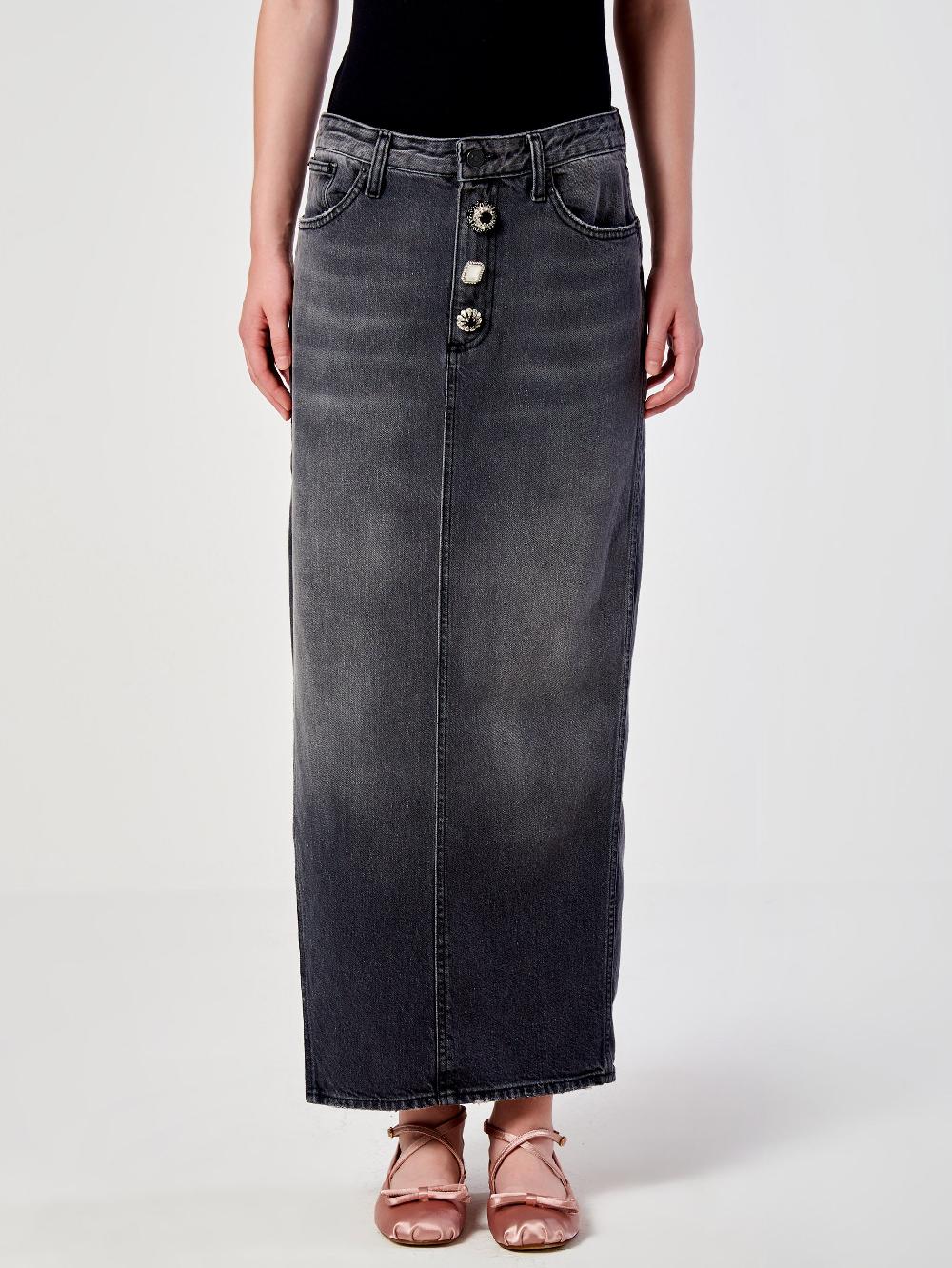 Vicolo Gonna Lunga in Denim – Vicolo Outlet