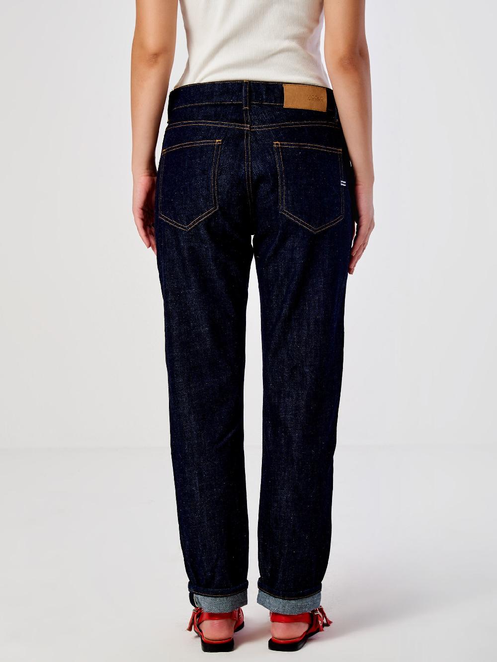 Vicolo Jeans Icon Piper Raw Blu In Linea