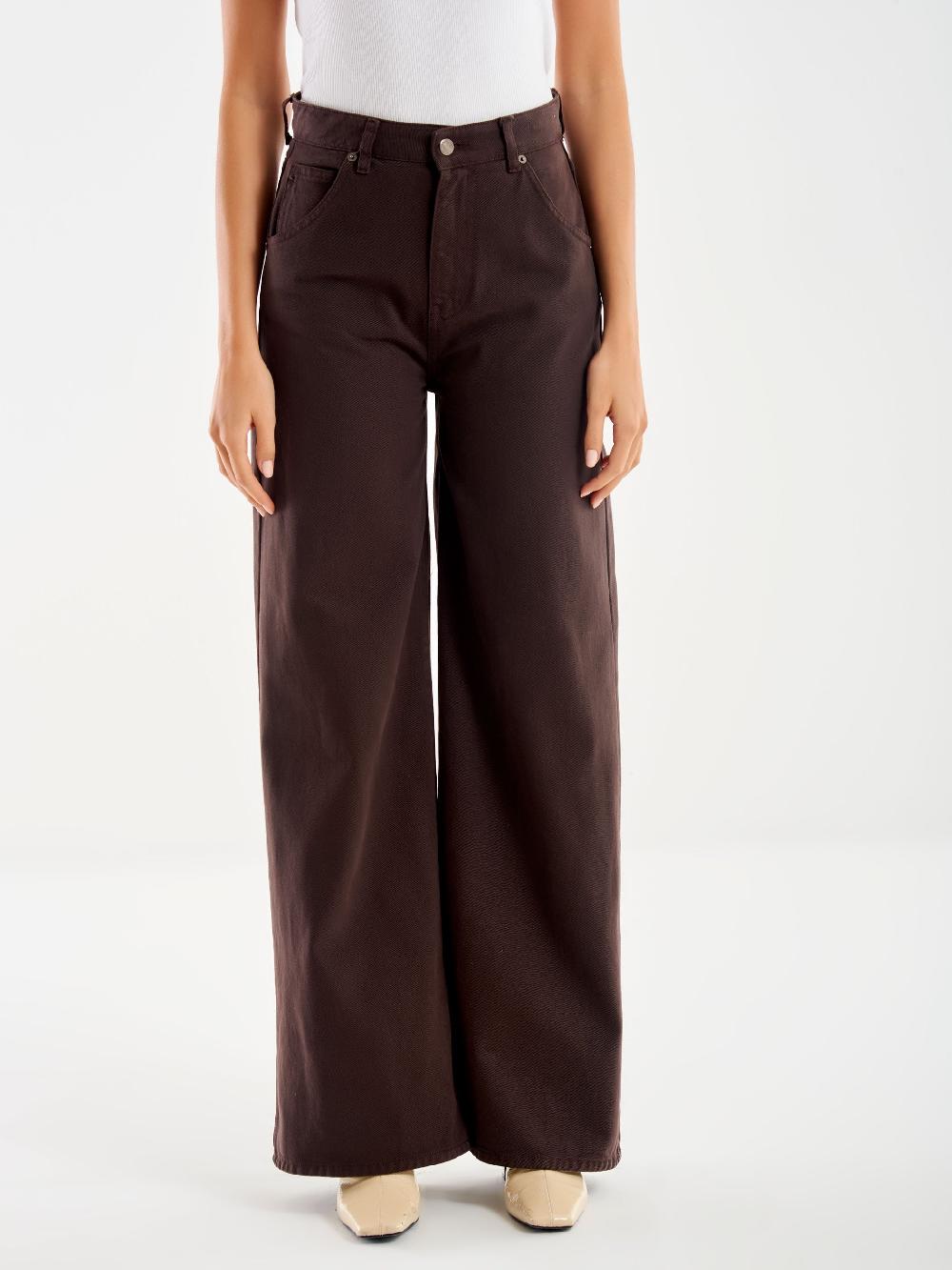 Vicolo Jeans Icon Lexie Moro Marrone Acquista Ora
