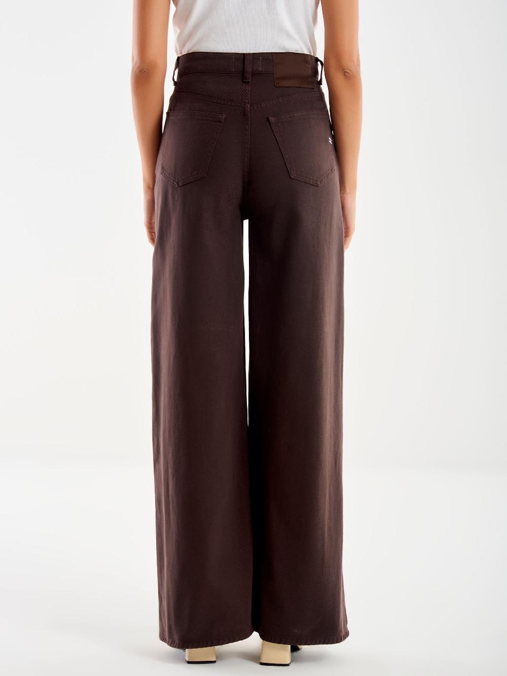Vicolo Jeans Icon Lexie Moro Marrone Acquista Ora