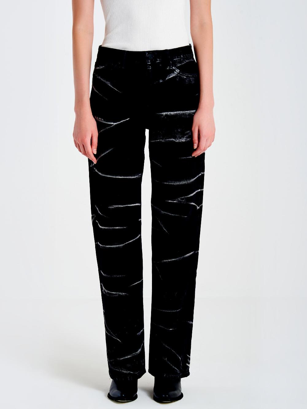 Vicolo Jeans Icon Alex Effetto ZebratoNero Shopping Online
