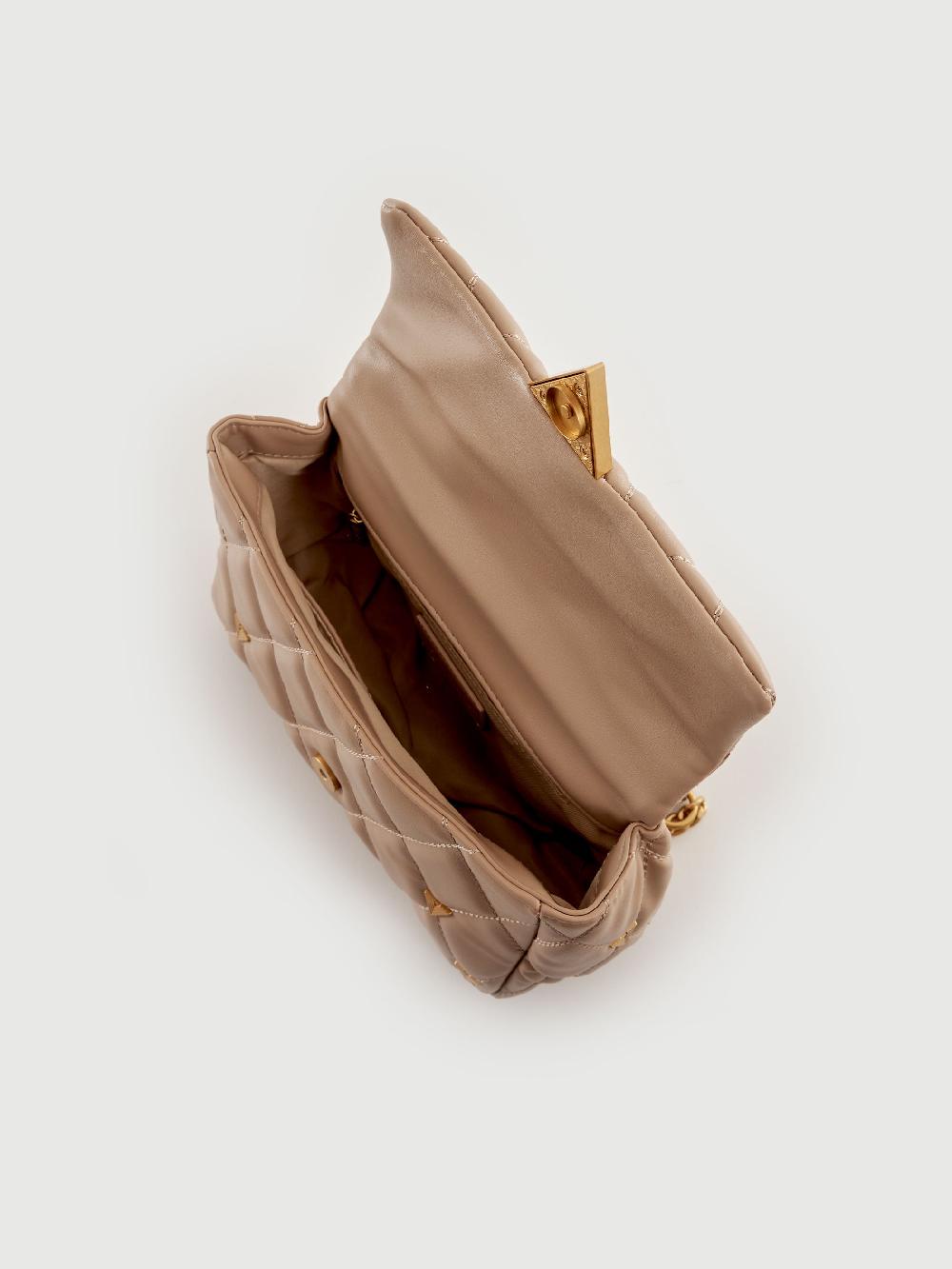 Vicolo Borsa Prisma Beige Saldi