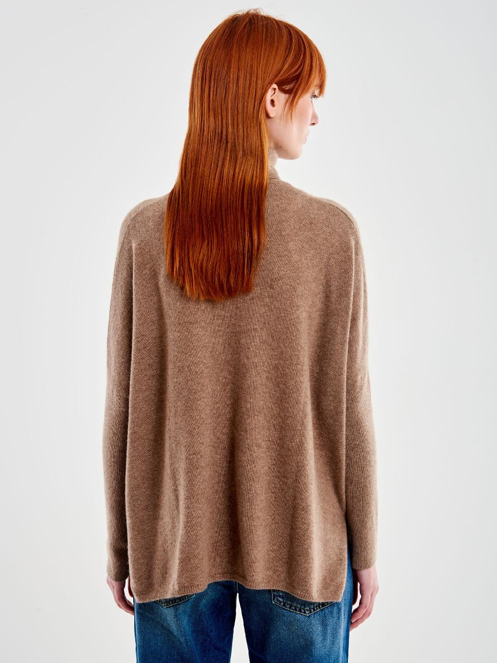 Vicolo Dolcevita 100% Cashmere Tortora Consegna Veloce