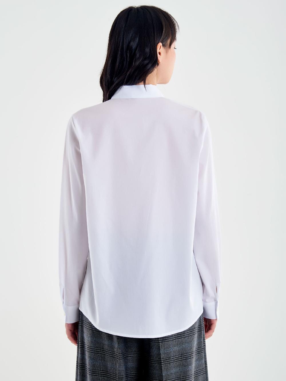 Vicolo Camicia Basic Bianco Acquista Ora