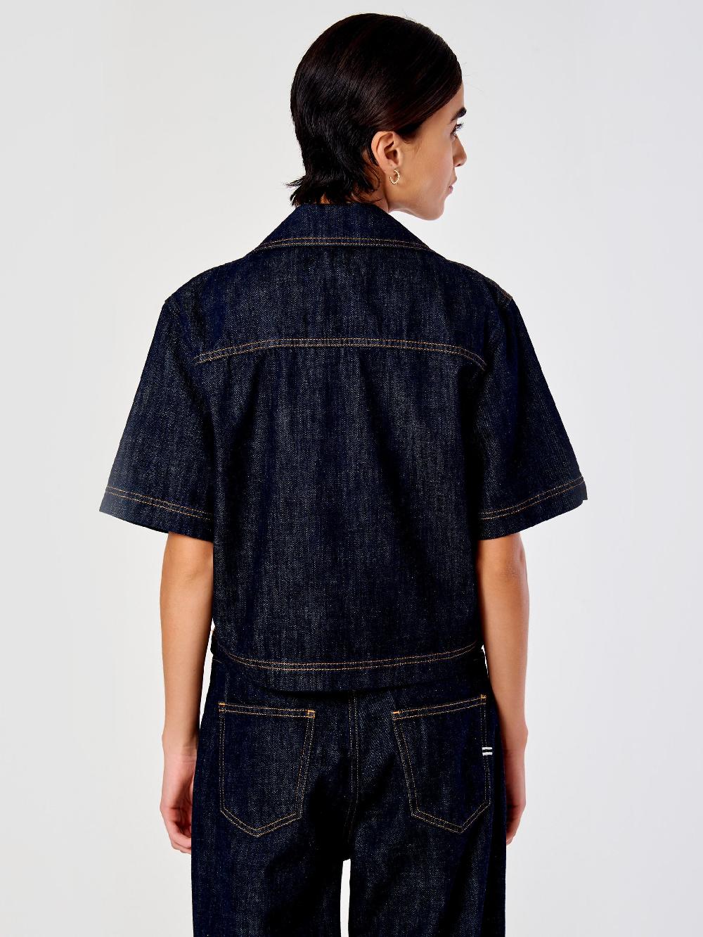 Vicolo Camicia Denim Cropped – Vicolo Offerta