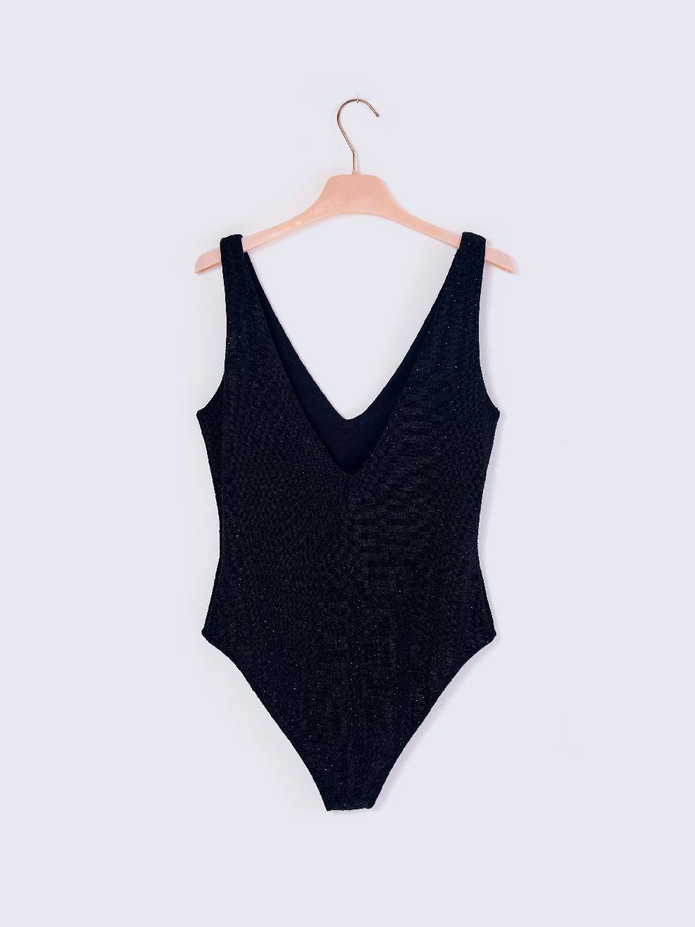 Vicolo Body con StrassNero Shopping Online