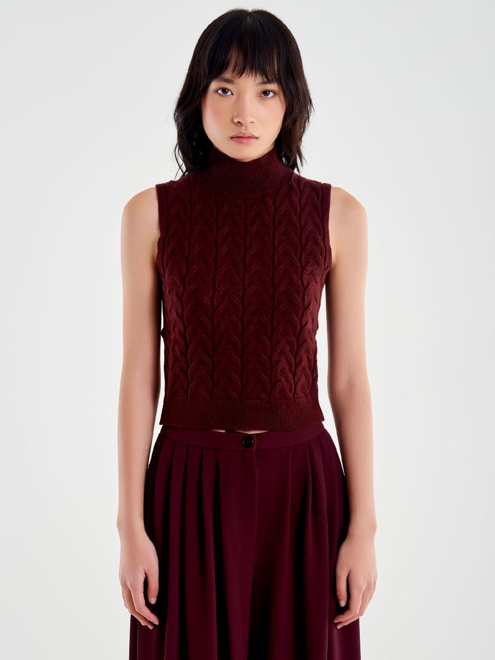 Vicolo Dolcevita Trecce Bordeaux Saldi