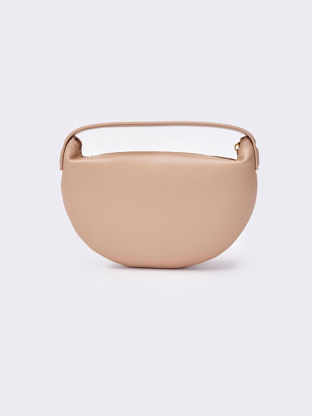 Vicolo Borsa Croissant Beige Negozio