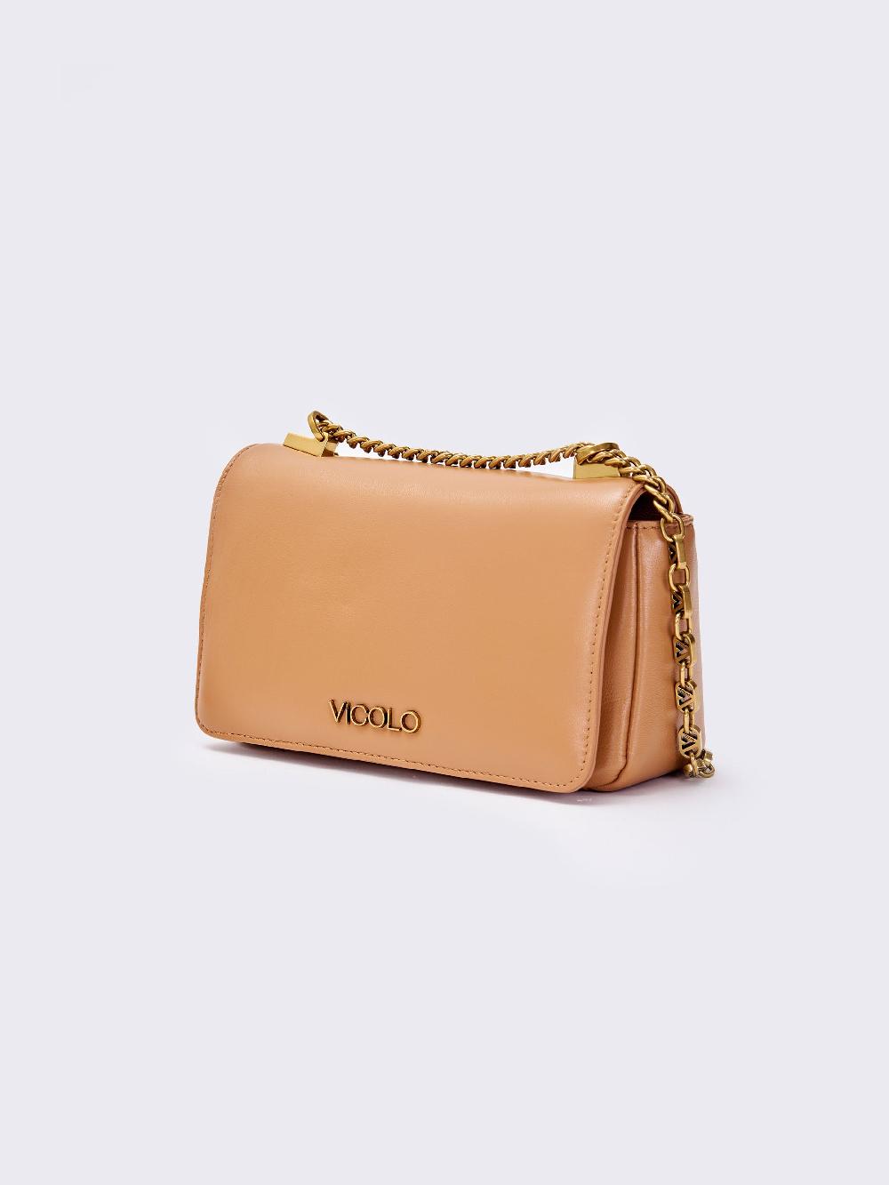 Vicolo Borsa Treasure Cammello Promozione Limitata