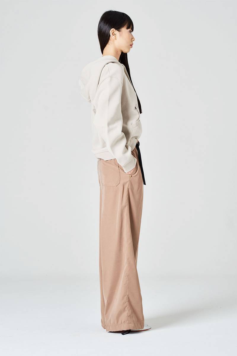 White sand Pantalone palazzo Saldi