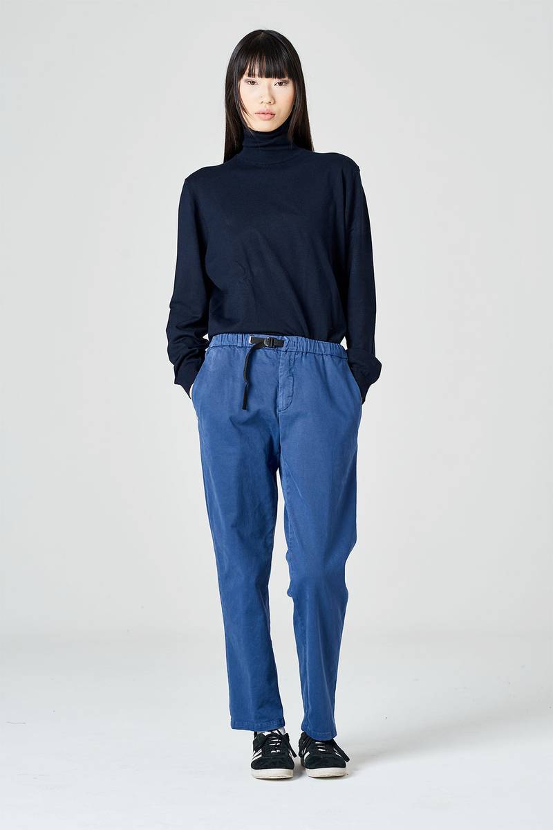 White sand Pantalone di cotone con vita elasticizzata Hotsell