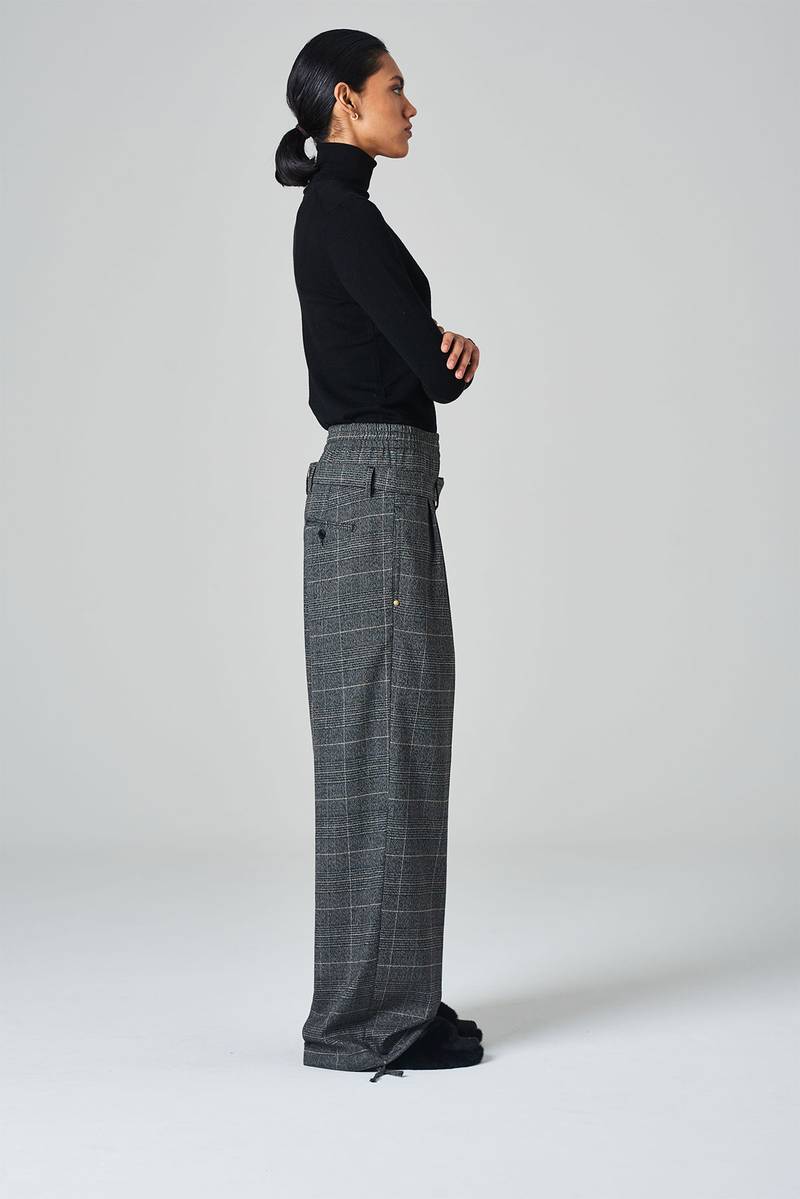 White sand Pantalone a palazzo Fino Al -60%