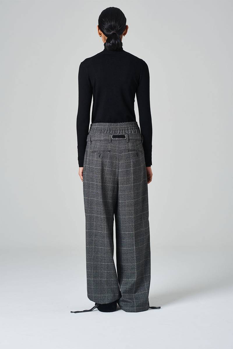 White sand Pantalone a palazzo Fino Al -60%