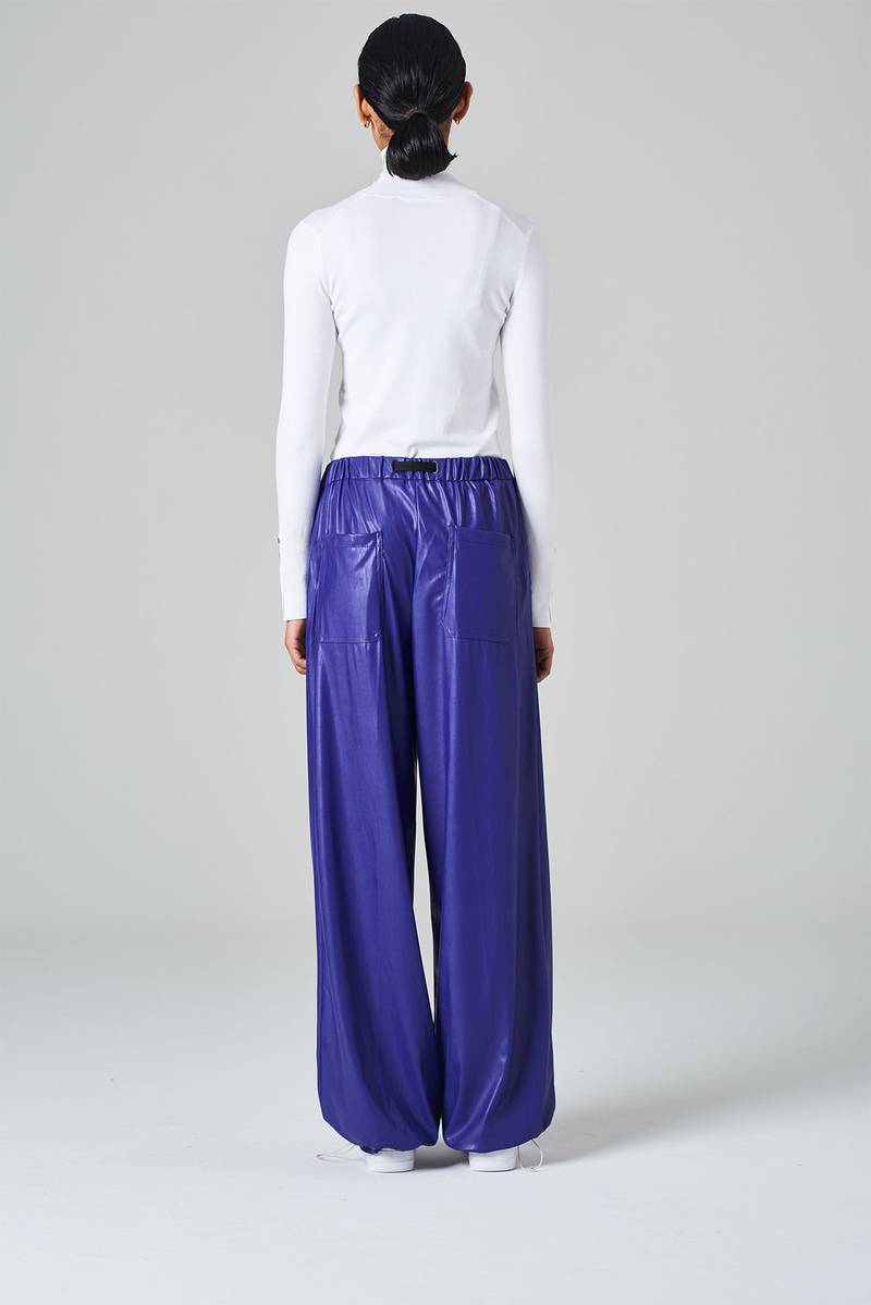 White sand Pantalone a gamba dritta stringibile con laccio Sottocosto